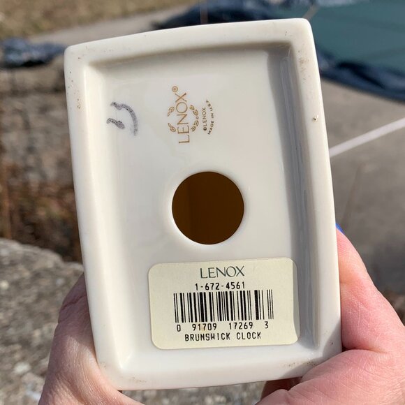 Vtg LENOX Brunswick Quartz Clock Collectible - Picture 8 of 11